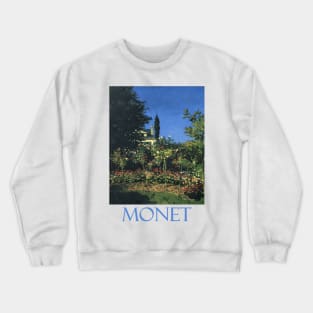 Flower Garden by Claude Monet Crewneck Sweatshirt